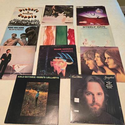 11 Vintage Records Black Sabbath, Eric Clapton +