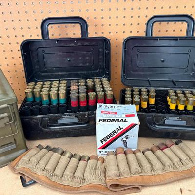 Assortment Of Ammo & Storage Boxes-12 & 20 Gauge 