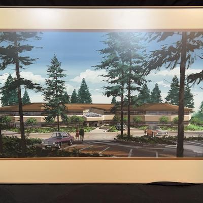 Signed Architectural Painting #1