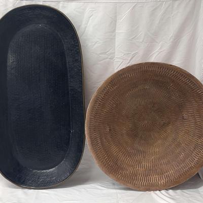 Oversized Tray And Bowl Decor