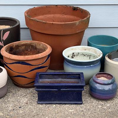 Collection Of Terra Cotta Pots
