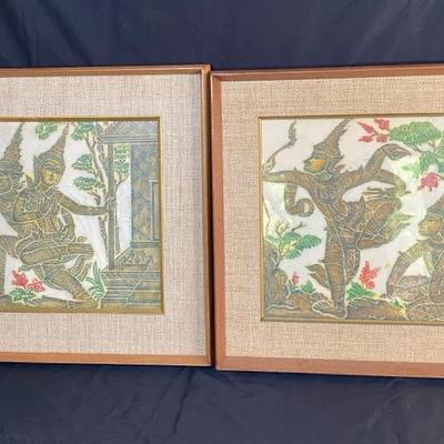 Framed Thai Art