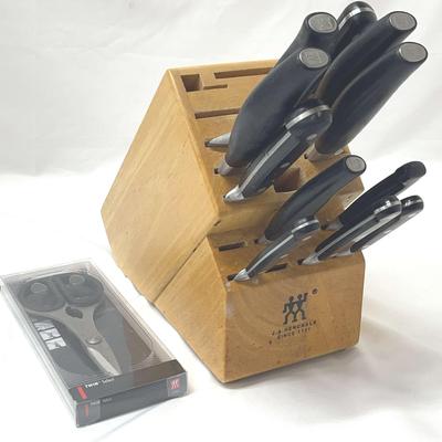 J.A. Henckels Knife Set With Scissors