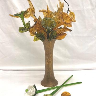 Glass Flower Bouquet