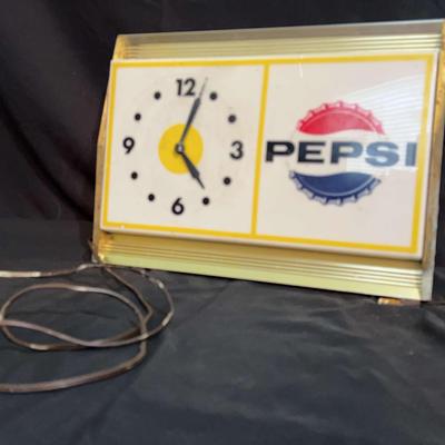 Vintage Pepsi Branded Clock