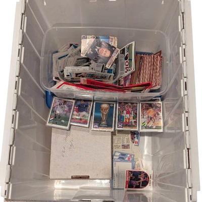 Trading Card Mystery Bin, NBA & World Cup + 
