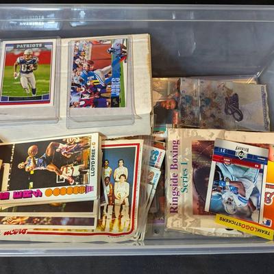 Misc Small Box of Mostly Boxing Cards