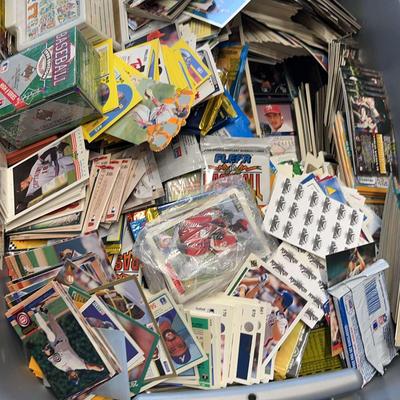 Large And Heavy Mystery Tote Full Of Baseball Trading Cards