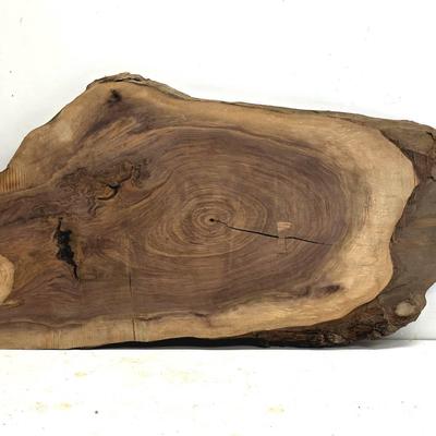 Live Edge Oval Wood Slab 1