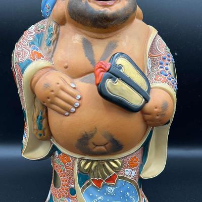 Japanese Kutani Satsuma Statue