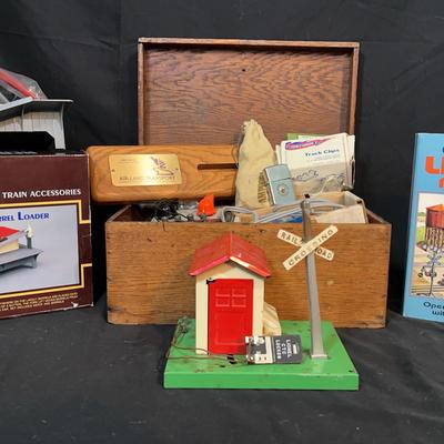 Lionel Toy Train Transformers, Hershey’s Toy Train Operating Barrel Loader, Lionel Gateman & More