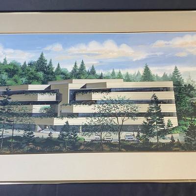 Signed Architectural Painting #2