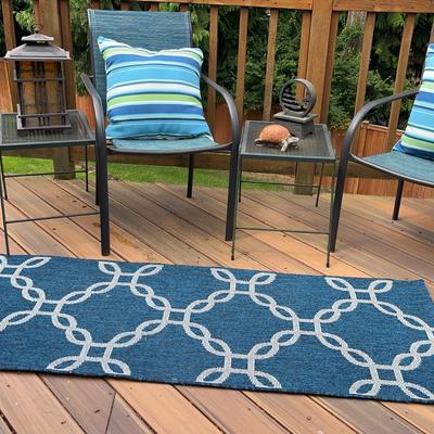 Blue Patio Set