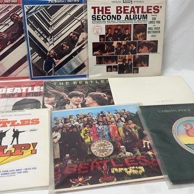 Vintage Vinyl Beatles, Christopher Cross LP Records