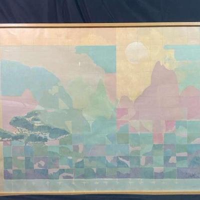 Abstract Landscape Serigraph 