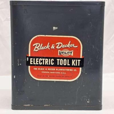 Vintage Black And Decker Electric Tool Chest