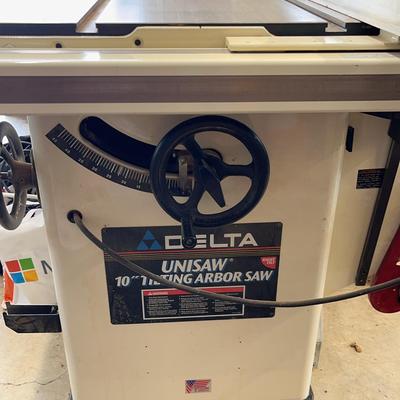 Delta Unisaw 10” Tilting Arbor Saw