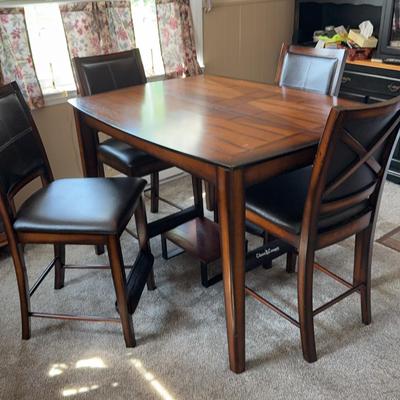 Tall Table & 4 Chairs