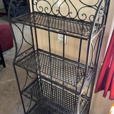 Black Metal Kitchen Shelf