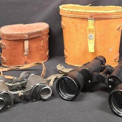 Pair Of Binoculars Japan And France