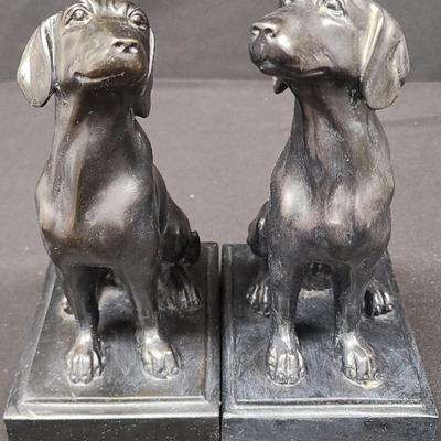 Pawsitively Pair Of Dogs Bookends