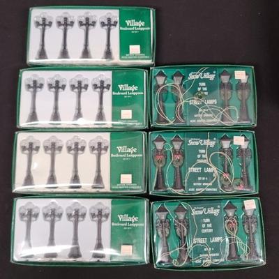 Village Street Lamps Sets Department 56 Accessories 