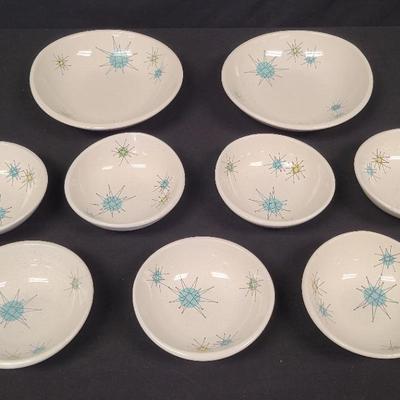 Fancy Franciscan Earthware Bowl Set 