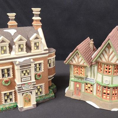 "Dursley Manor" And "Hembleton Pewterer" Dickens' Village By Dept. 56