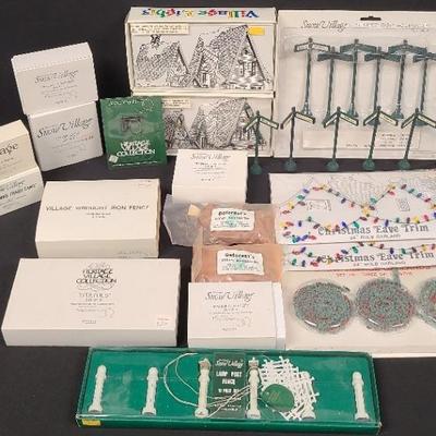 Department 56 Village Scenery Accessories 