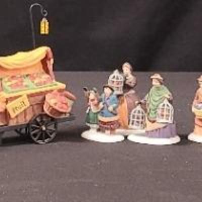 Heritage Village Accessories"Gingerbread Vendor" "The Bird Seller" & More Department 56