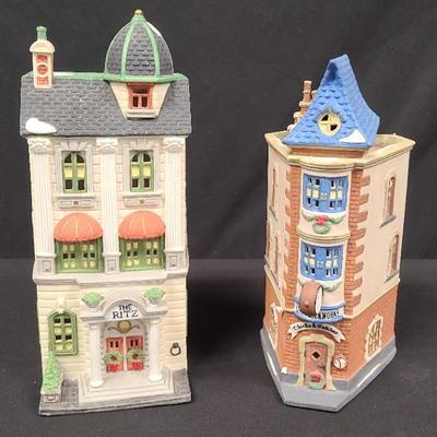 "Ritz Hotel" and "City Clockworks" Christmas In The City by Dept. 56