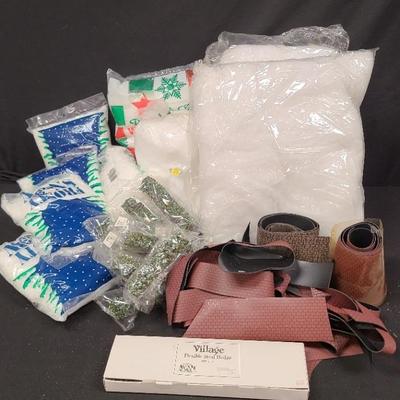 Christmas Village Accessories, Snow, Bushes & Stone Pattern Sheets, Department 56