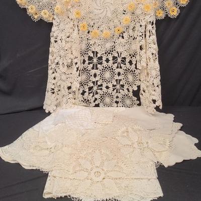 Loads Of Luxurious Linens - Dainty Doilies, Nice Napkins And More