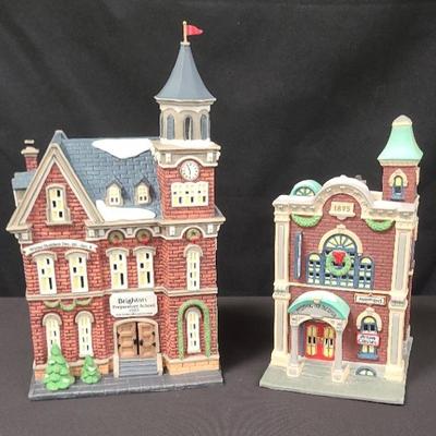"Arts Academy" And "Brighton School" Christmas In The City By Dept. 56