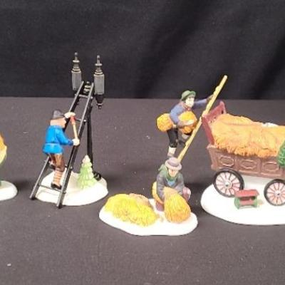 "Market Day" "Knife Grinder" "Lamplighter Accessory Set"  Etc Heritage Village Collection Dept. 56