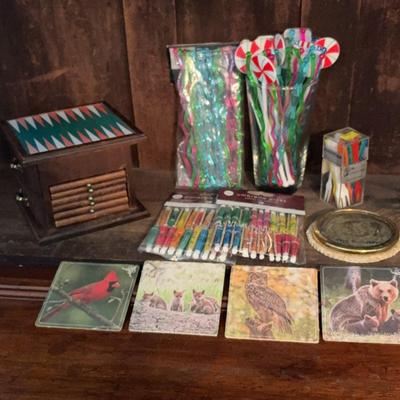Bar Coasters, Cocktail Sticks 