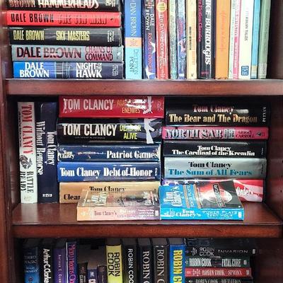 Dale Brown, Tom Clancy, Robin Cook Books
