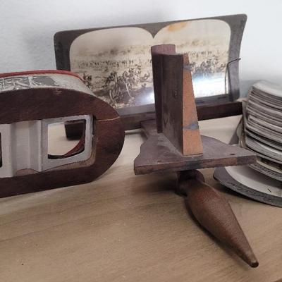 Antique Stereoscope Viewer Cards