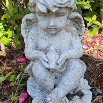 Cherub Yard Art