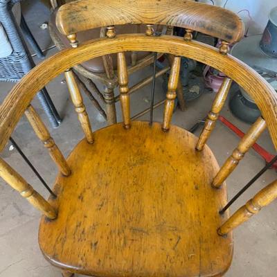 Sale Photo Thumbnail #153: Antique chairs 
