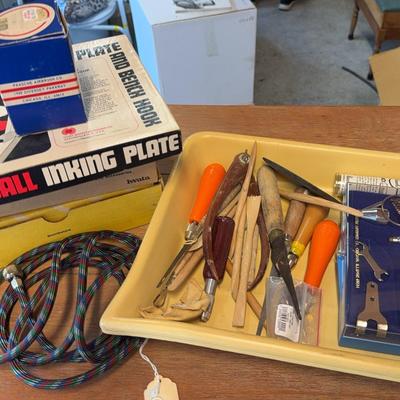 Leather Working Tools & Printmaking Tools 