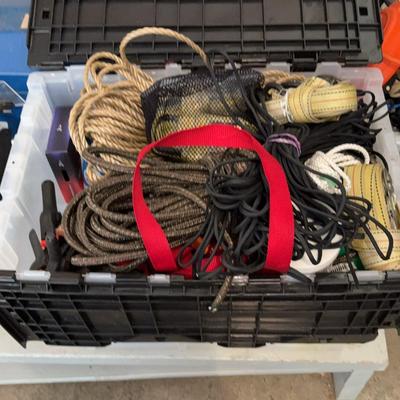Cordage Clamps And Ratchet Straps