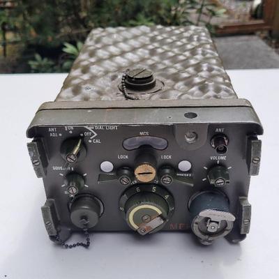 AN/PRC-77 Portable Transceiver, Portable VHF FM combat-net radio transceiver. 