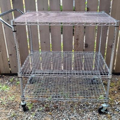 Rolling Metal Cart