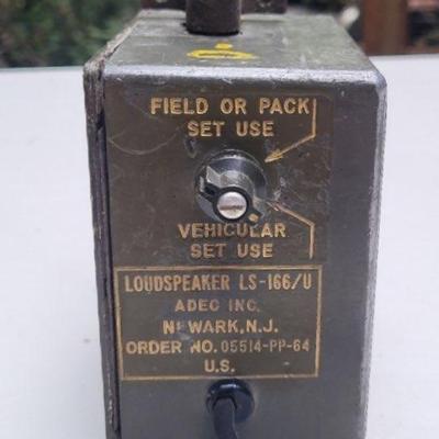 U.S. Army Loudspeaker LS-166/U
