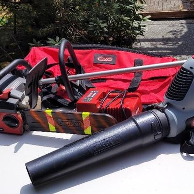Oregon Chainsaw, Weedeater, And Blower