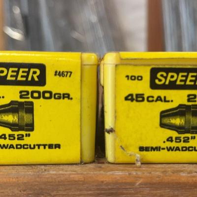Speer 45 Caliber Bullets