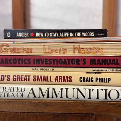 DEA/Ammunition/Survival Books & Unix Programmers Manual 