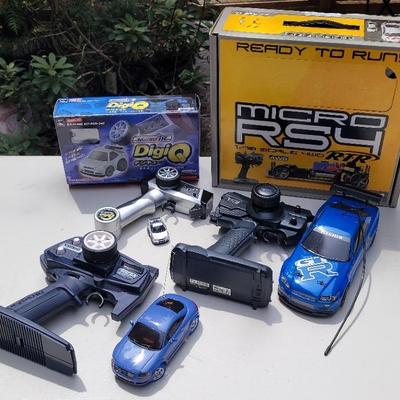 Micro RS4 and DigiQ Remote Control Cars 