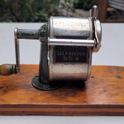 Boston Self Feeder No. 4 Pencil Sharpener. 
